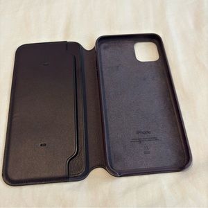 Leather iPhone wallet case for 11 Pro Max